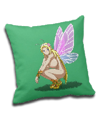 Fairy Ucogi throw pillow