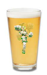 Beergirl glass cup